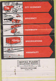 Matchbook Cover - Mobilvan Trucking Battle Creek MI WORN 40 Strike