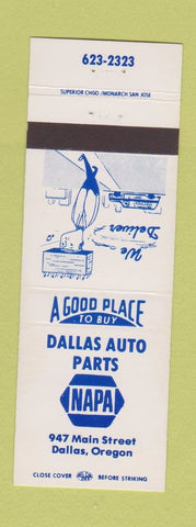 Matchbook Cover - Dallas Auto Parts Napa Dallas OR