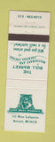 Matchbook Cover - The Bull Market Detroit MI