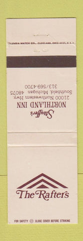 Matchbook Cover - The Rafters Stouffer's Inn Southfield MI WEAR