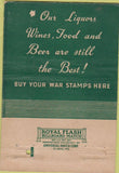 Matchbook Cover - Dinty Moore's Albany NY POOR PAPER LOSS shuffleboard 40 Strike