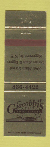 Matchbook Cover - Giacobbi's Trattoria Italian Eggertsville NY