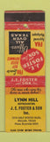 Matchbook Cover - Lynn Hill Loans Dallas TX