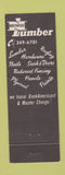 Matchbook Cover - Northridge Lumber