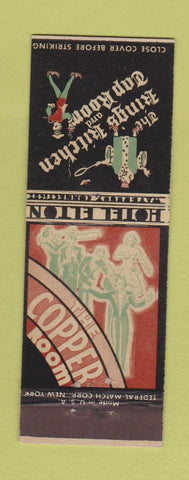 Matchbook Cover - Hotel Elton Waterbury CT Copper Room King's Kitchen Federal