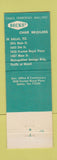 Matchbook Cover - Becks Char Broilers Dallas TX