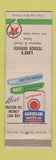 Matchbook Cover - Luke's Texaco oil gas Dallas TX
