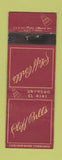 Matchbook Cover - Pliff Bell's WEAR