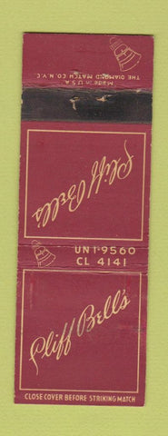 Matchbook Cover - Pliff Bell's WEAR