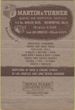 Matchbook Cover - Martin Turner Marine Supply Wilmington CA 40 Strike