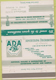 Matchbook Cover - ADA Advertising Detroit MI 40 Strike