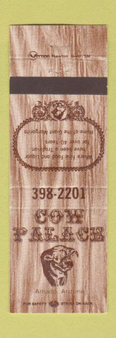 Matchbook Cover - Cow Palace Amado AZ