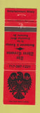 Matchbook Cover - The Three Crowns Restaurant Lancaster PA