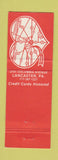 Matchbook Cover - The Three Crowns Restaurant Lancaster PA
