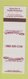 Matchbook Cover - Hooter's Family Restaurant Port Colborne? ON