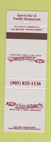 Matchbook Cover - Hooter's Family Restaurant Port Colborne? ON