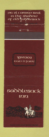 Matchbook Cover - Saddleback Inn Norwalk Santa Ana CA