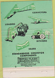 Matchbook Cover - Barber Green Tractors Aurora IL BLANK 40 Strike