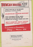 Matchbook Cover - Duncan Industries Los Angeles CA 40 Strike