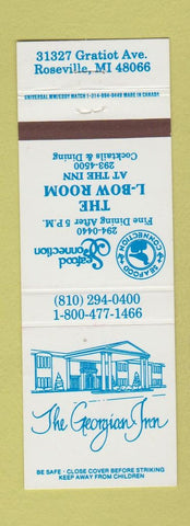 Matchbook Cover - Georgian Inn Roseville MI