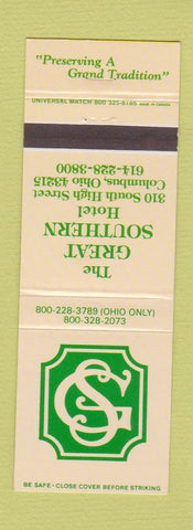 Matchbook Cover - Great Southern Hotel Columbus OH
