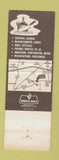 Matchbook Cover - Cork and Clever Restaurant Bethlehem Township PA
