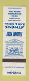 Matchbook Cover - Athens Bar Grill Houston TX WEAR
