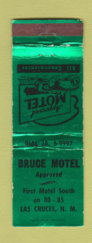 Matchbook Cover - Bruce Motel Las Cruces NM WEAR