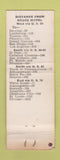 Matchbook Cover - Bruce Motel Las Cruces NM WEAR