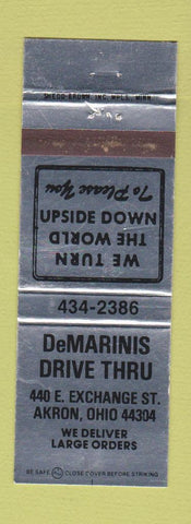 Matchbook Cover - DeMarinis Drive Thru Akron OH