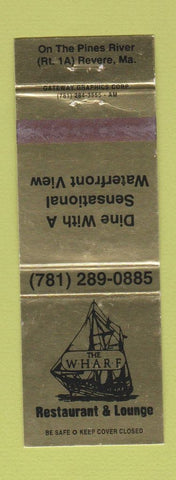 Matchbook Cover - The Wharf Restaurant Revere MA