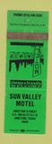 Matchbook Cover - Sun Valley Motel Junction TX