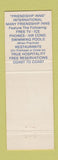 Matchbook Cover - Friendship Inn Plainsman Motel Blackwell OK