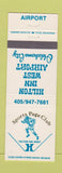 Matchbook Cover - Hilton Inn Oklahoma City OK football