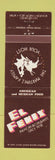 Matchbook Cover - El Fenix Mexican Restaurant Oklahoma City Dallas Houston WEAR