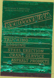Matchbook Cover - Halloran Trucking Providence RI WEAR 40 Strike