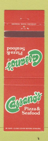 Matchbook Cover - Cassano's Pizza Seafood