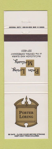 Matchbook Cover - Porter Loring Mortuary