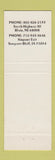 Matchbook Cover - Oehler Bros Restaurant Sergeant Bluff IA Blair NE