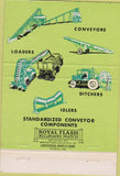 Matchbook Cover - Barber Green Tractors Denver CO 40 Strike