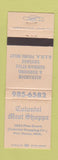 Matchbook Cover - Colonial Meat Shoppe Port Huron MI WORN