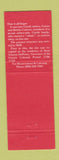 Matchbook Cover - Court of Two Sisters New Orleans LA