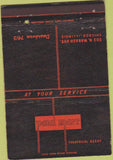Matchbook Cover - Paul Marr Theatrical Agent Chicago IL 40 Strike