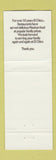 Matchbook Cover - El Chico Mexican Food