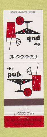 Matchbook Cover - The Pub Pennsauken NJ
