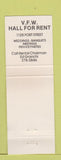Matchbook Cover - VFW Lincoln Park MI RC Aleks Funeral Home #1