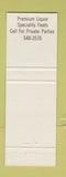 Matchbook Cover - Swan Club Philadelphia PA WEAR