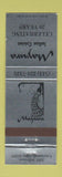 Matchbook Cover - Mayura Italian Restaurant Cincinnati OH
