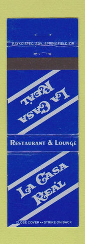 Matchbook Cover - La Casa Real Restaurant