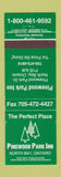 Matchbook Cover - Pinewood Park Inn North Bay ON WEAR